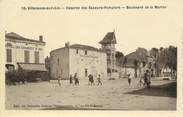 47 Lot Et Garonne CPA FRANCE 47 "Villeneuve sur Lot, caserne des sapeurs pompiers, boulevard de la Marine"