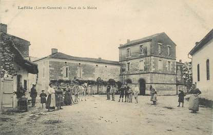 CPA FRANCE 47 "Lafitte, place de la mairie"