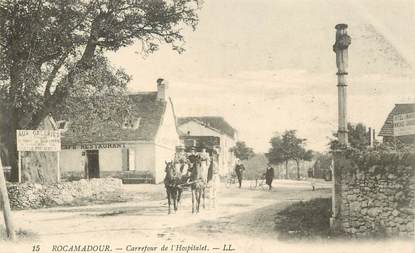 CPA FRANCE 46 "Rocamadour, Carrefour de l'Hospitalet"