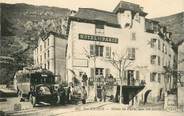 48 Lozere CPA FRANCE 48 "Sainte Enimie, Hotel de Paris" / AUTOBUS