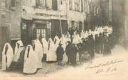 48 Lozere CPA FRANCE 48 "Mende, procession des Pénitents blancs"
