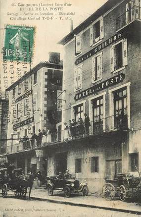 CPA FRANCE 48 "Langogne,  Hotel  de la Poste"