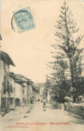 / CPA FRANCE 87 "Noblat, rue principale"