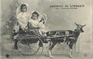 87 Haute Vienne / CPA FRANCE 87 "Souvenir du Limousin" / ENFANTS / CHEVRE