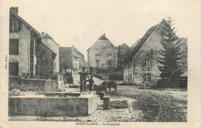 / CPA FRANCE 25 "Abbévillers, la fontaine"