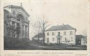 25 Doub / CPA FRANCE 25 "Arcs sous Montenot, l'église, la maison commune et les écoles"