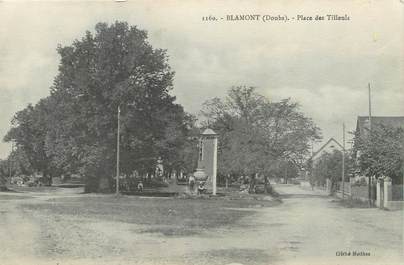 / CPA FRANCE 25 "Blamont, place des Tilleuls"