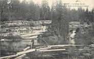 25 Doub / CPA FRANCE 25 "Remonot, le flottage des bois"