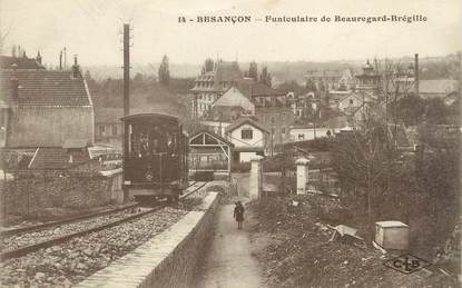 / CPA FRANCE 25 "Besançon, funiculaire de Beauregard Brégille"