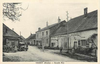 / CPA FRANCE 25 "Cessey, grande rue"