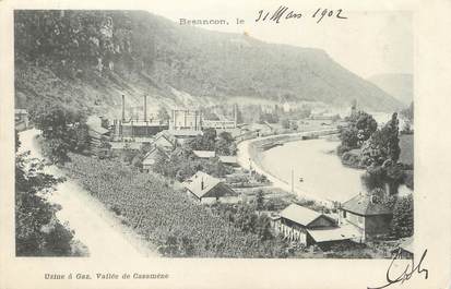 / CPA FRANCE 25 "Besançon, usine à gaz, vallée de Casamène"