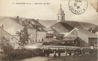 / CPA FRANCE 25 "Mouthe, quartier du bas"