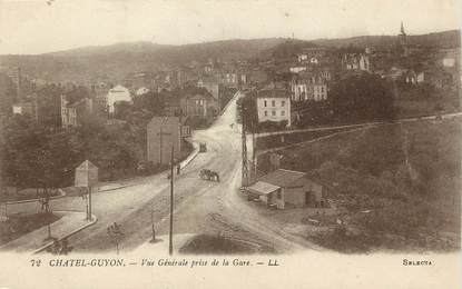 CPA FRANCE 63 "Chatel guyon, vue générale prise de la gare"