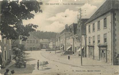 / CPA FRANCE 25 "Maiche, rue de Saint Hippolyte"