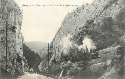 / CPA FRANCE 25 "Gorges de Moutier"