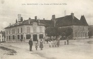 25 Doub / CPA FRANCE 25 "Morteau, la poste et l'hôtel de ville"