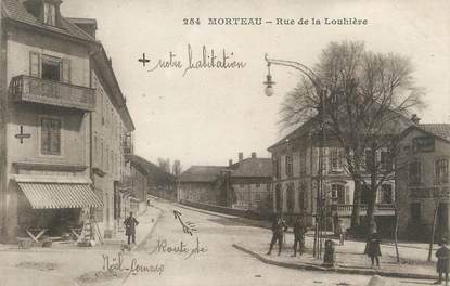 / CPA FRANCE 25 "Morteau, rue de la Louhière"