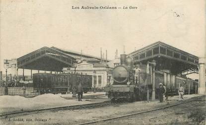 CPA FRANCE 45 "Les Aubans Orléans, la gare" / TRAIN