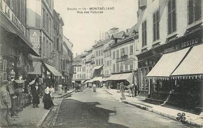 / CPA FRANCE 25 "Montbéliard, rue des Febvres"