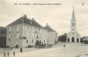 25 Doub / CPA FRANCE 25 "Le Russey, hôtel Nappey, place et église"