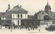 25 Doub / CPA FRANCE 25 "Pontarlier, place de la gare"