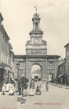 / CPA FRANCE 25 "Pontarlier, porte Saint Pierre"