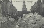 25 Doub / CPA FRANCE 25 "Pontarlier, la grande rue en temps de neige"