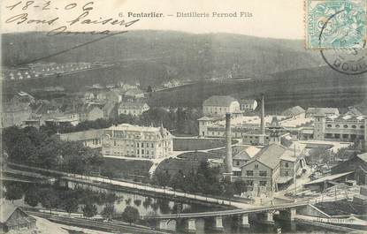 / CPA FRANCE 25 "Pontarlier, distillerie Pernod Fils" / ABSINTHE