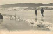 25 Doub / CPA FRANCE 25 "Patinage sur le lac de Saint Point"