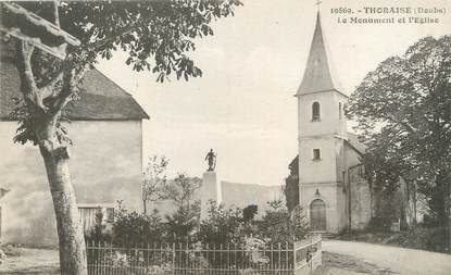 / CPA FRANCE 25 "Thoraise, le monument et l'église"