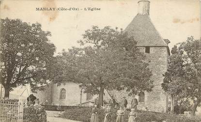 / CPA FRANCE 21 "Manlay, l'église"