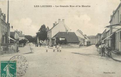 / CPA FRANCE 21 "Les Laumes, la grande rue et le moulin"