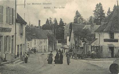 / CPA FRANCE 21 "Saulieu, rue Grillot"