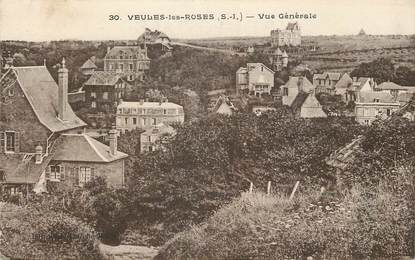 CPA FRANCE 76 "Veules les Roses, vue générale"