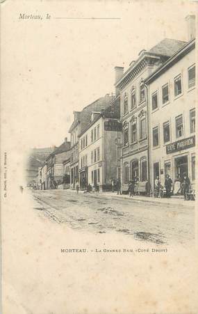 / CPA FRANCE 25 "Morteau, la grande rue"