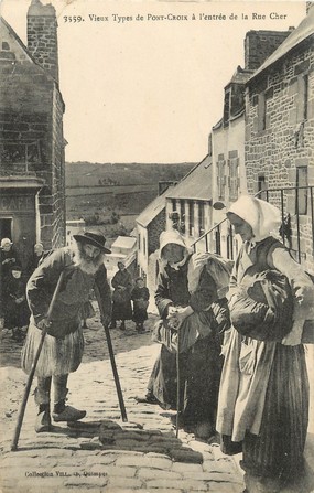 / CPA FRANCE 29 "Vieux type de Pont Croix"