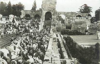 / CARTE PHOTO FRANCE 13 " Arles, tribunes "