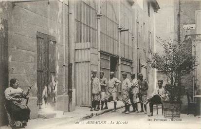 / CPA FRANCE 13 "Aubagne, le marché"