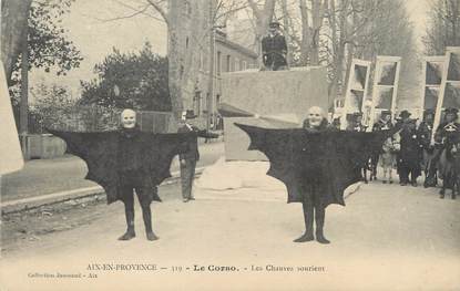 / CPA FRANCE 13 "Aix en Provence, le corso, les chauves souris"