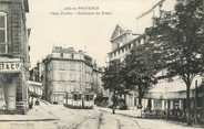 13 Bouch Du Rhone / CPA FRANCE 13 "Aix en Provence, place Forbin" / TRAMWAY