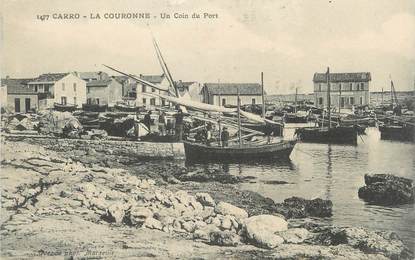 / CPA FRANCE 13 "Carro, la Couronne, un coin du port"