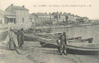 / CPA FRANCE 13 "Carro, la Couronne, le port"