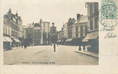 / CPA FRANCE 51 "Epernay, place Auban Moët"