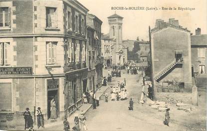 CPA FRANCE 42 "Roche la Molière, rue de la République"