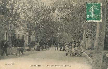 / CPA FRANCE 13 "Entressen, grande avenue de Mouriès"