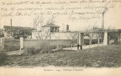 / CPA FRANCE 13 "Gardanne, fabrique d'Alumine"