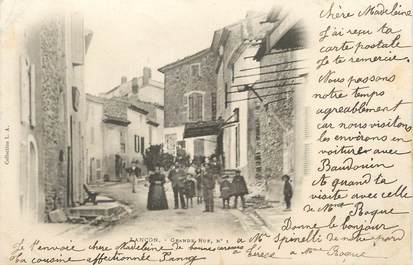 / CPA FRANCE 13 "Lançon, grande rue"