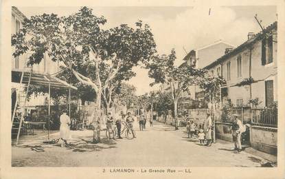 / CPA FRANCE 13 "Lamanon, la grande rue"