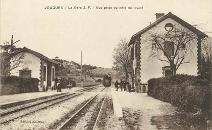 / CPA FRANCE 13 "Jouques, la gare"