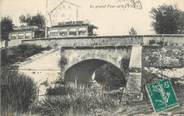 13 Bouch Du Rhone / CPA FRANCE 13 "Le grand pont de Luynes" / TRAMWAY